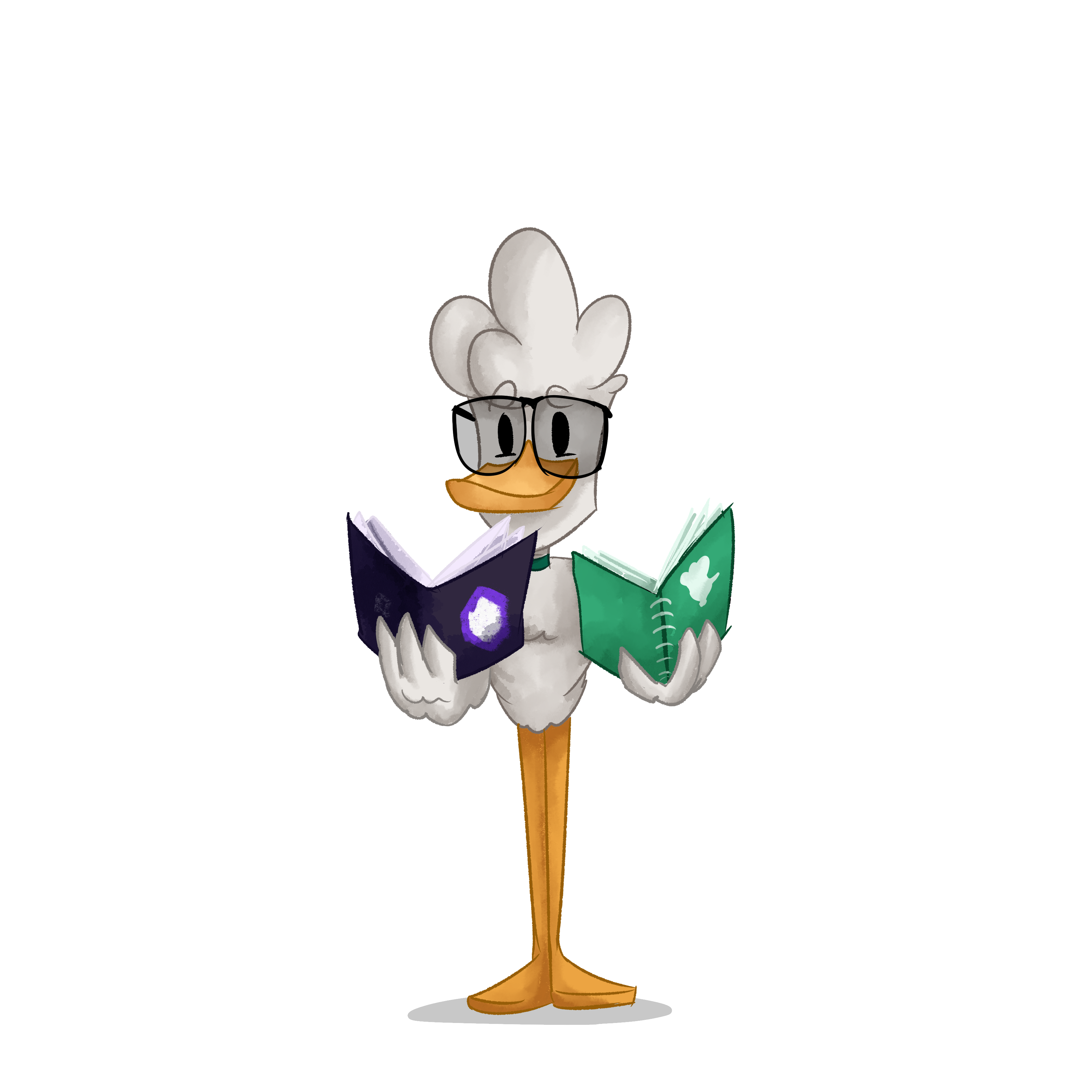 Pato lendo